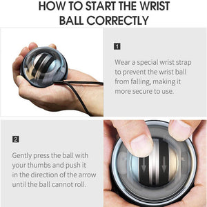 Powerball Wrist Ball Trainer LED Gyroscope